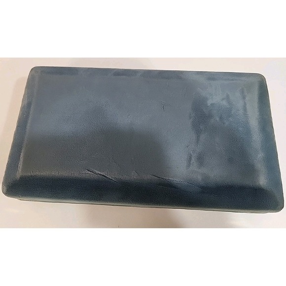 Vintage MELE Blue Velvet Travel Clamshell Jewelry Box Earring Case Lined - Picture 10 of 15